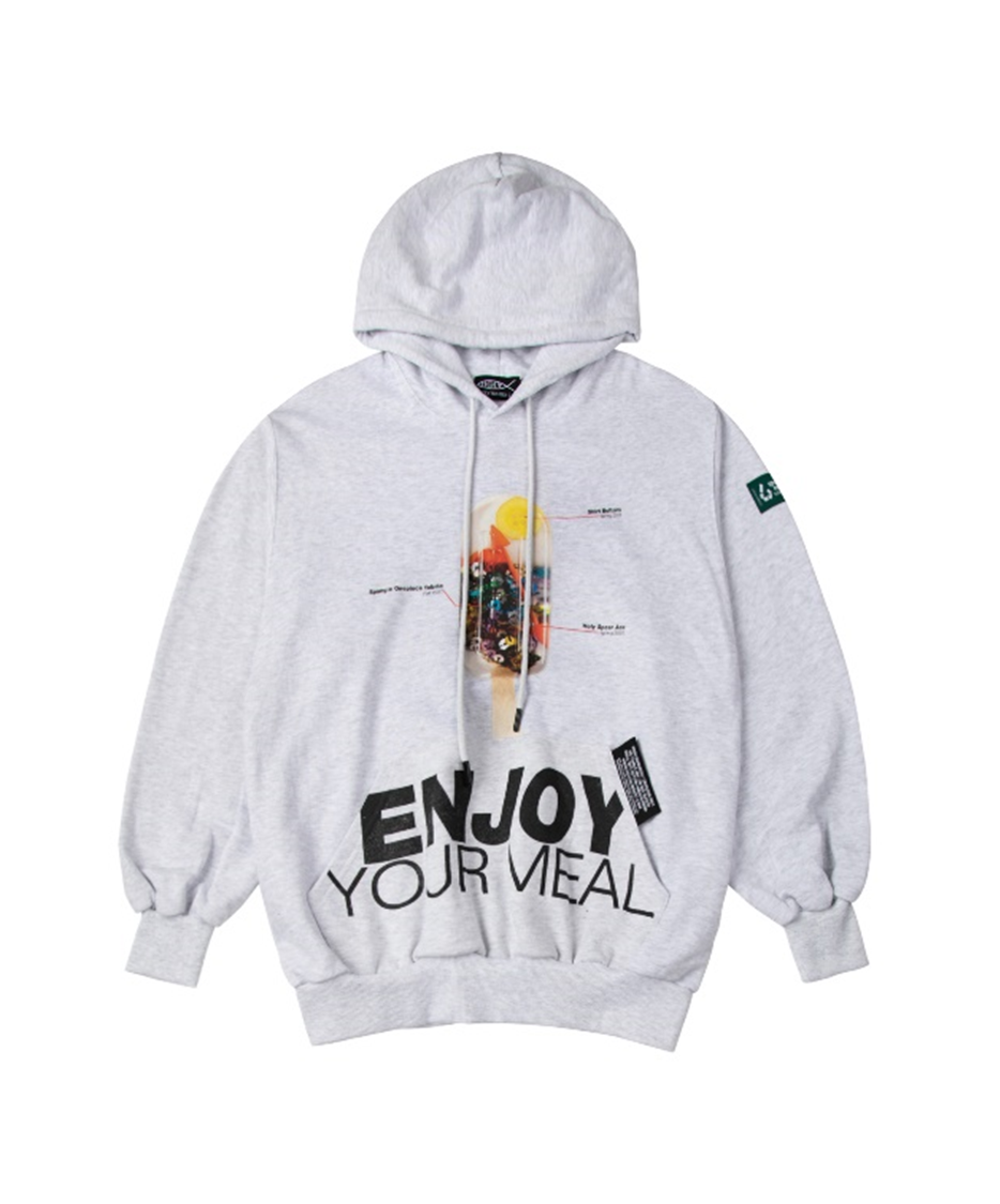 ENJOY YOUR MEAL CAMPAIGN HOODIE  ICE CR