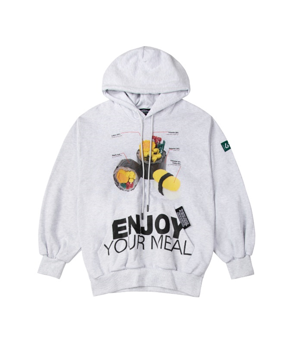 ENJOY YOUR MEAL CAMPAIGN HOODIE GIMBAP_M