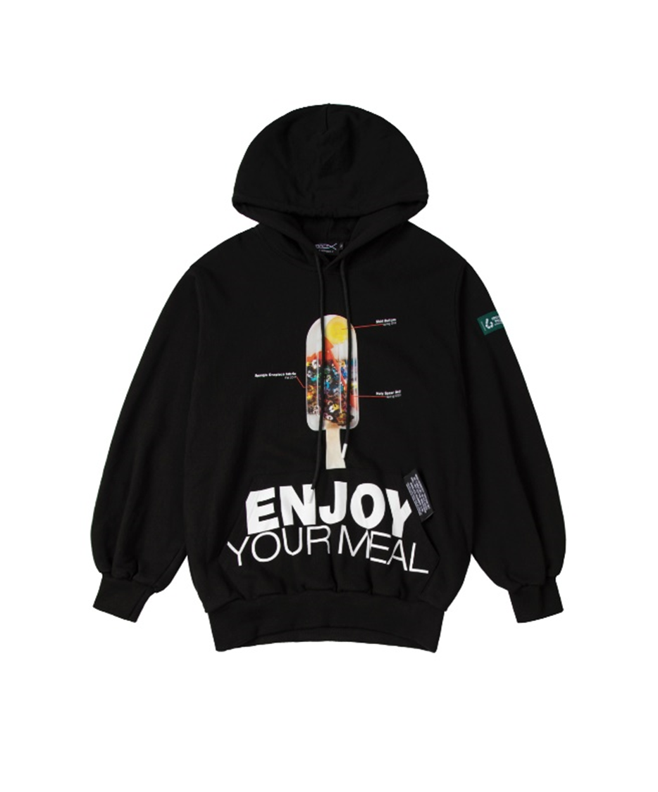 ENJOY YOUR MEAL CAMPAIGN HOODIE  ICE CRE