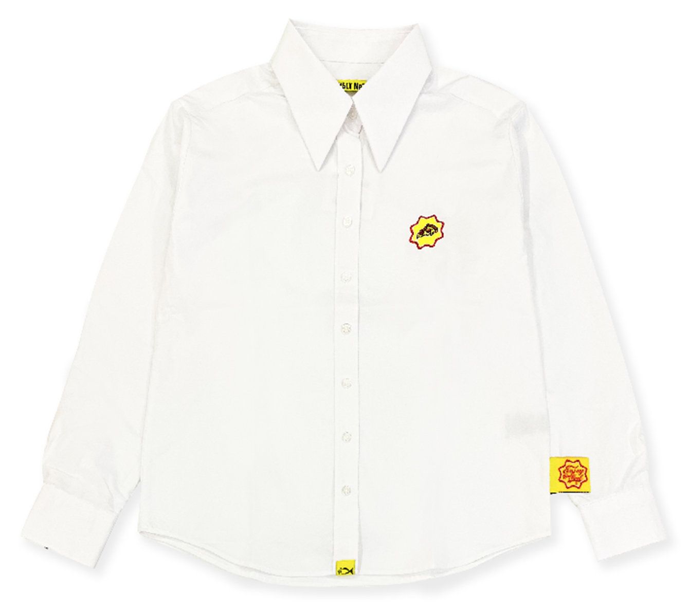 [ENJOY YOUR MEAL] PIZZA EMBROIDERY SHIRT