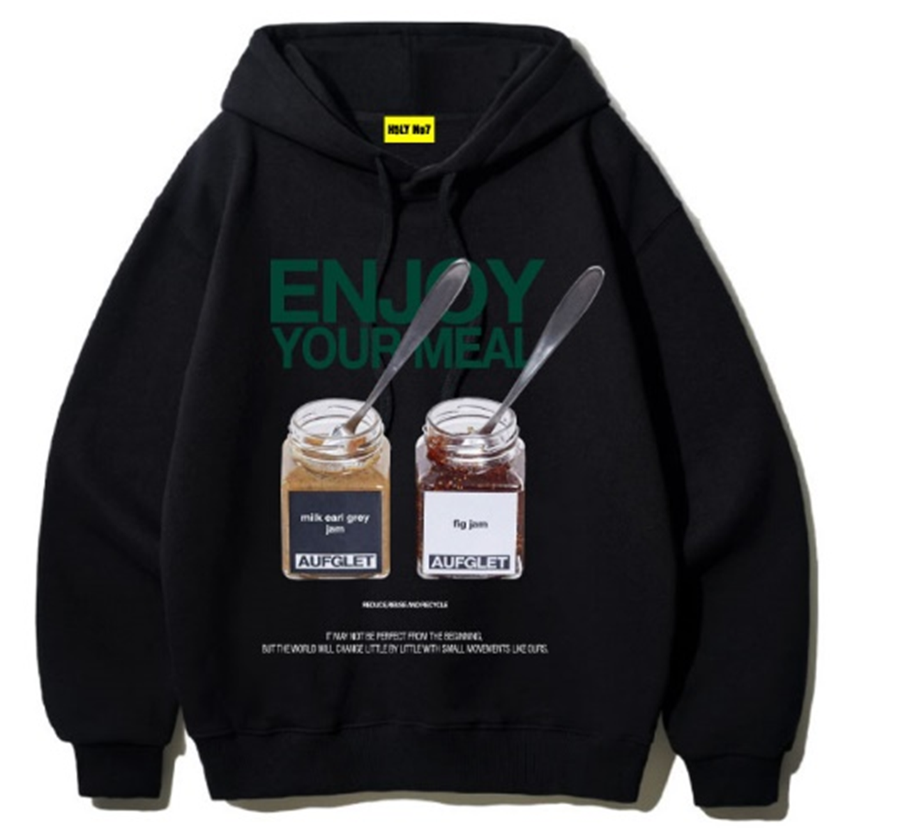 [ENJOY YOUR MEAL] CAMPAIGN HOODIE JAM_BL