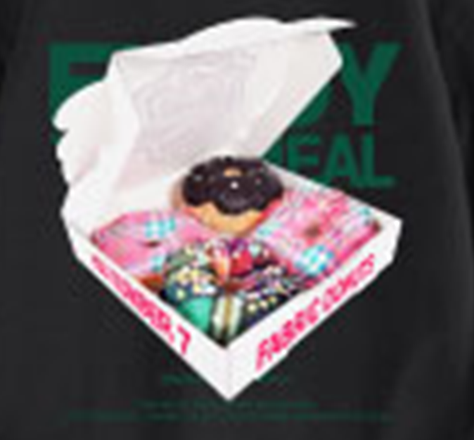 [ENJOY YOUR MEAL] CAMPAIGN HOODIE DONUT_