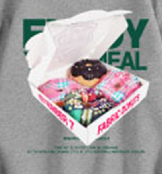 [ENJOY YOUR MEAL] CAMPAIGN HOODIE DONUT_