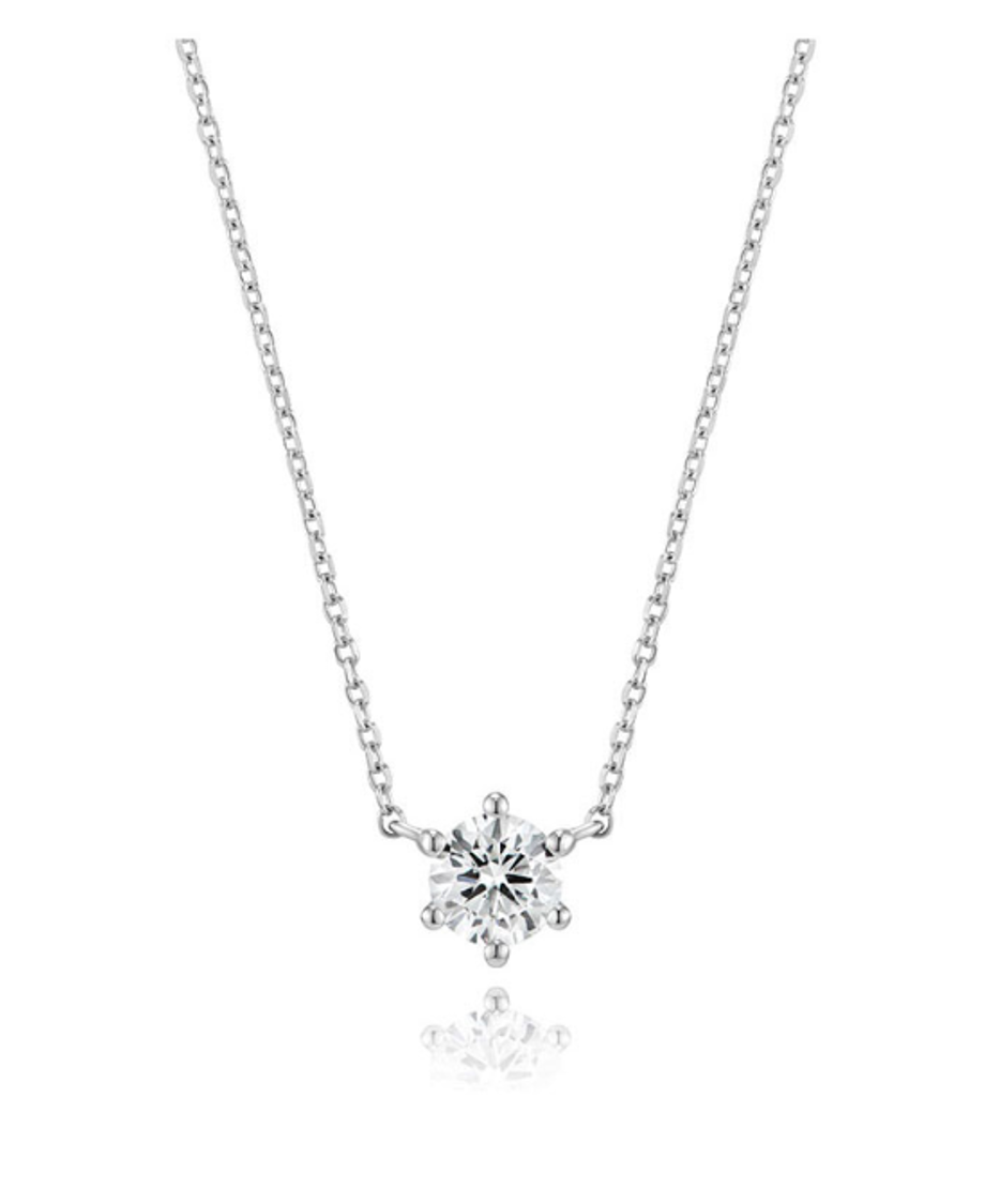 Essence Lab Diamond 14K(W) 0.3ct Solitaire Necklace