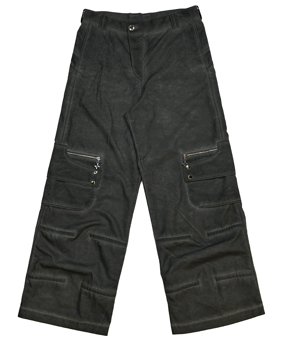DEEP WASHED TECHNICAL CARGO PANTS 