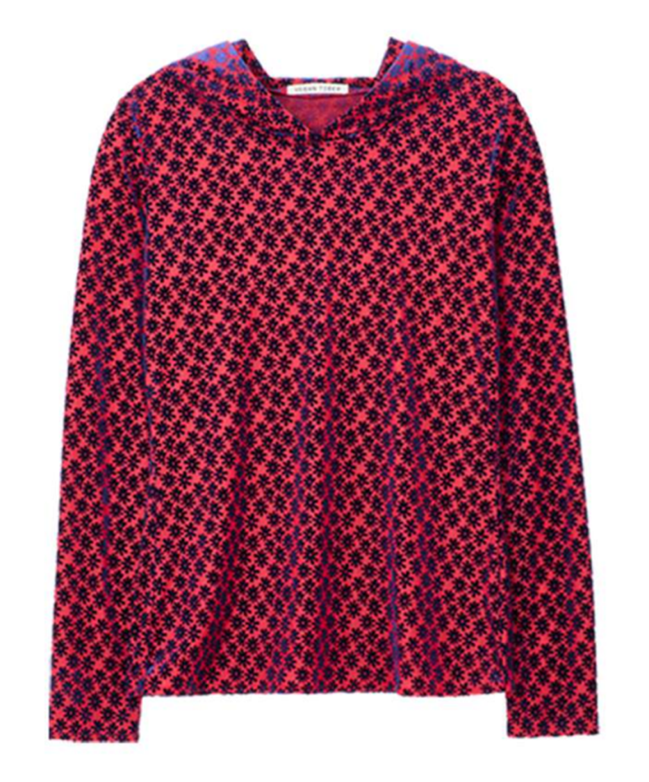 SEAWEED VELVET HOOD T