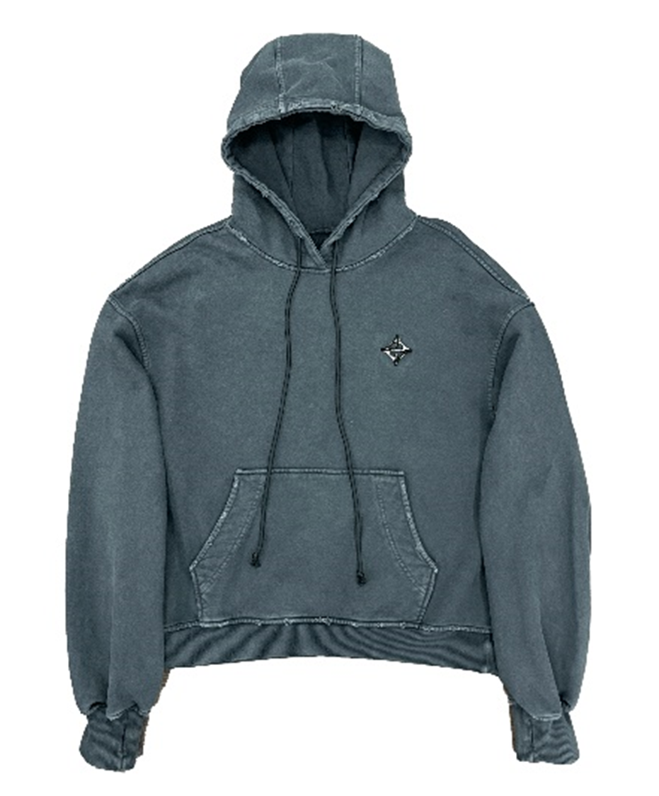 Signature Ornament Damaged Hoodie