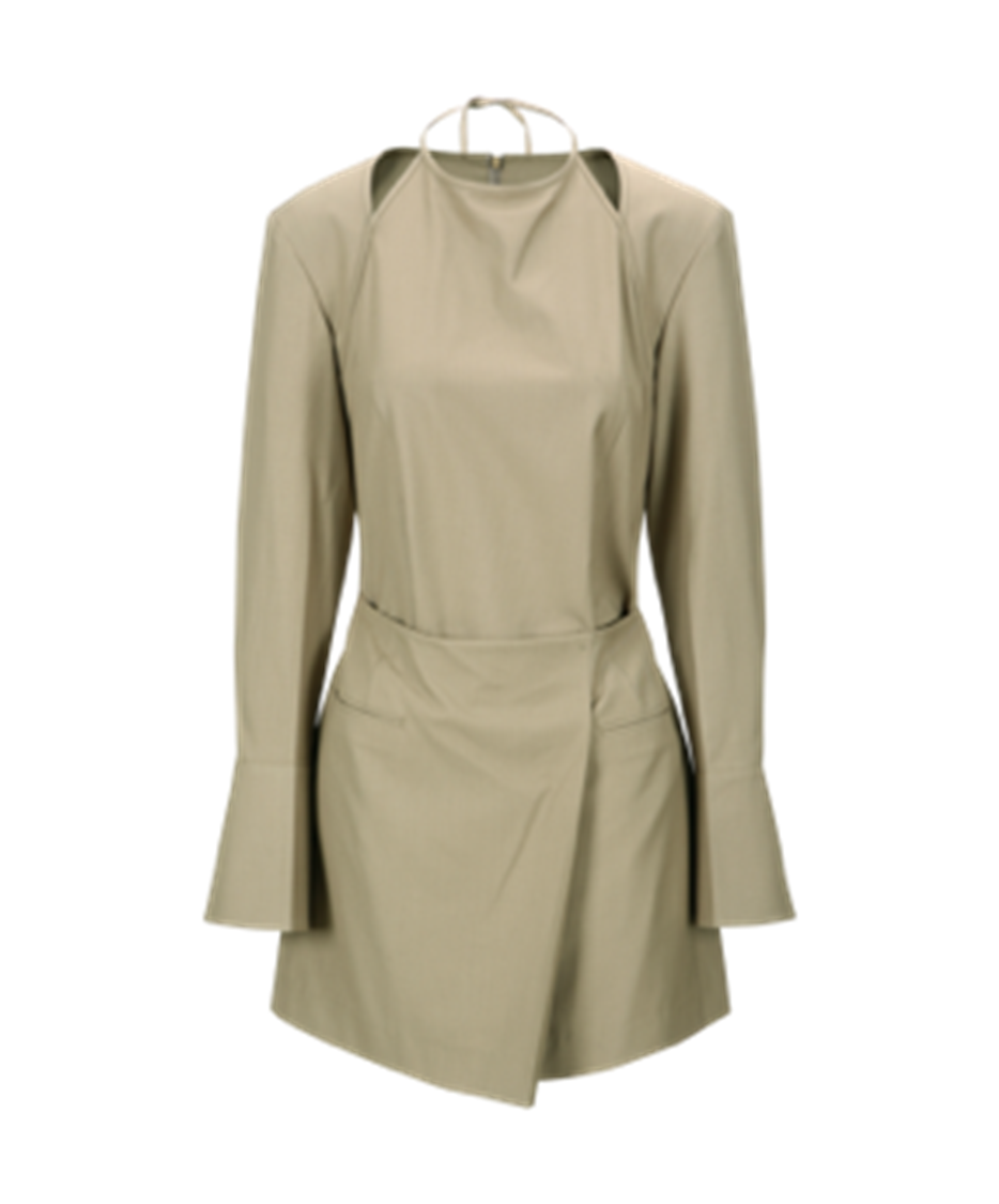 Bustier-Detail Two-Piece Style Dress