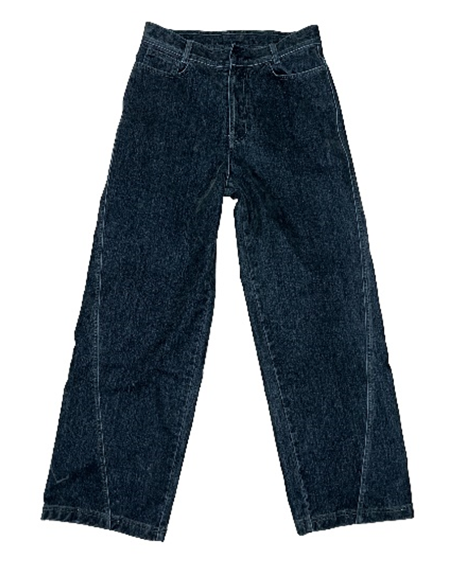 Velvet Denim Side Line Pants