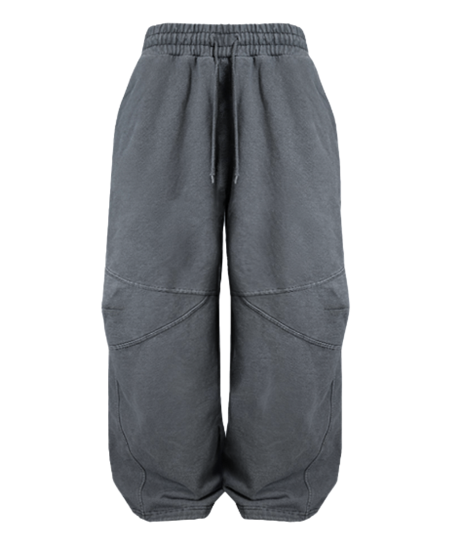 Dyed Circle Logo Over-fit Armor Sweat Pants