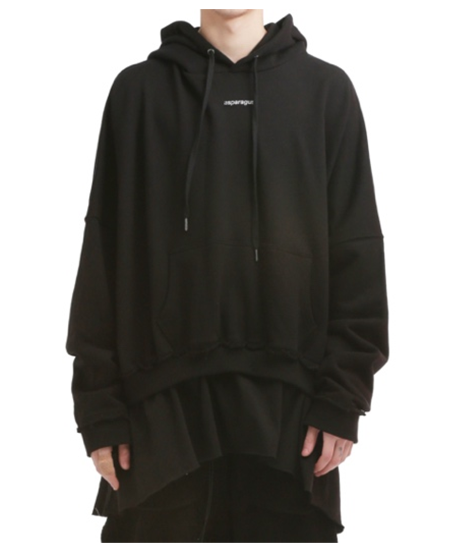 Layered Hoodie bk