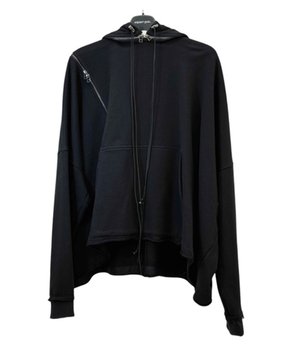 Neck&Shoulder Zipper Hoodie
