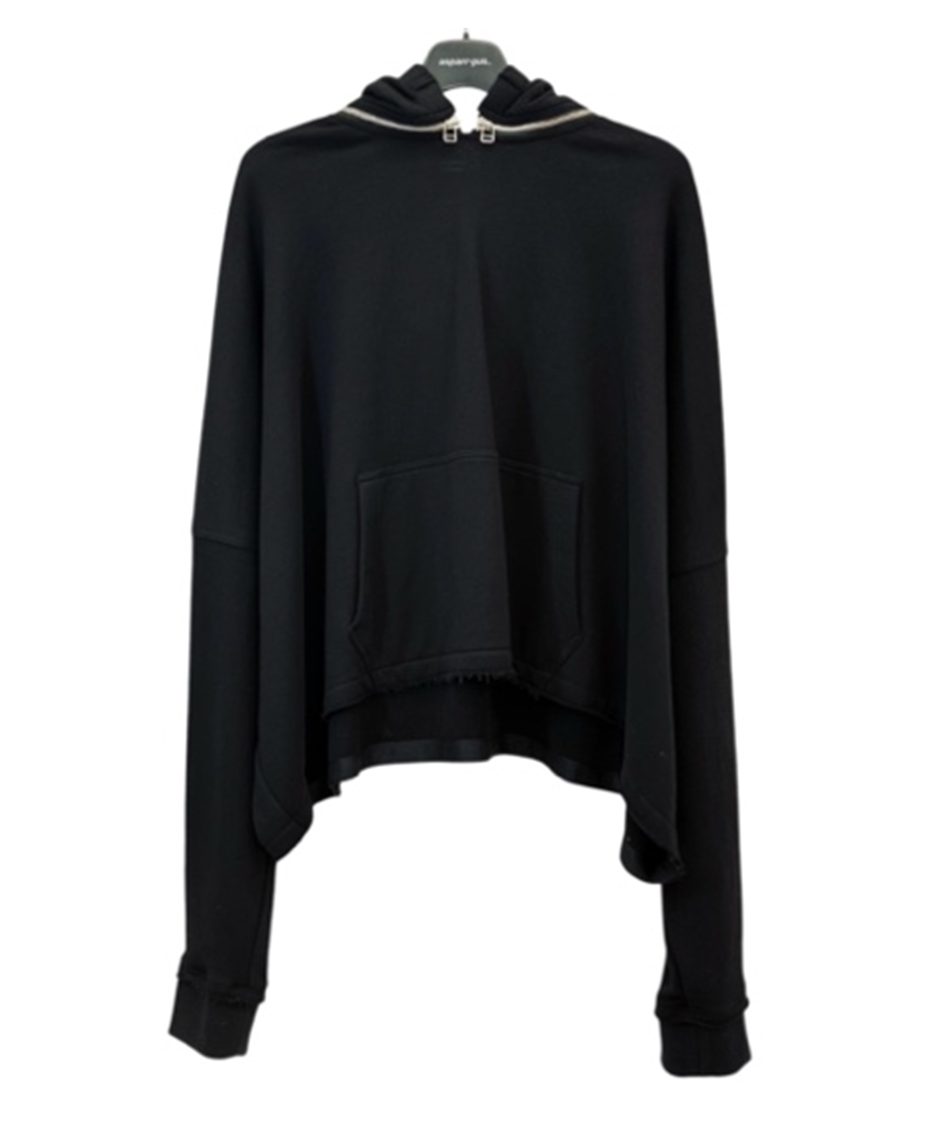 Neck&Sleeve Zipper Hoodie