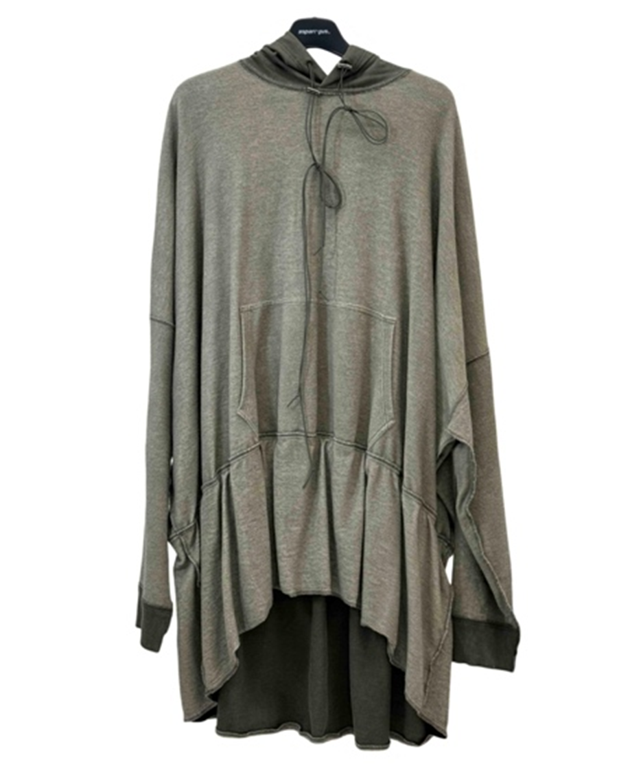 Inside out Layered hoodie