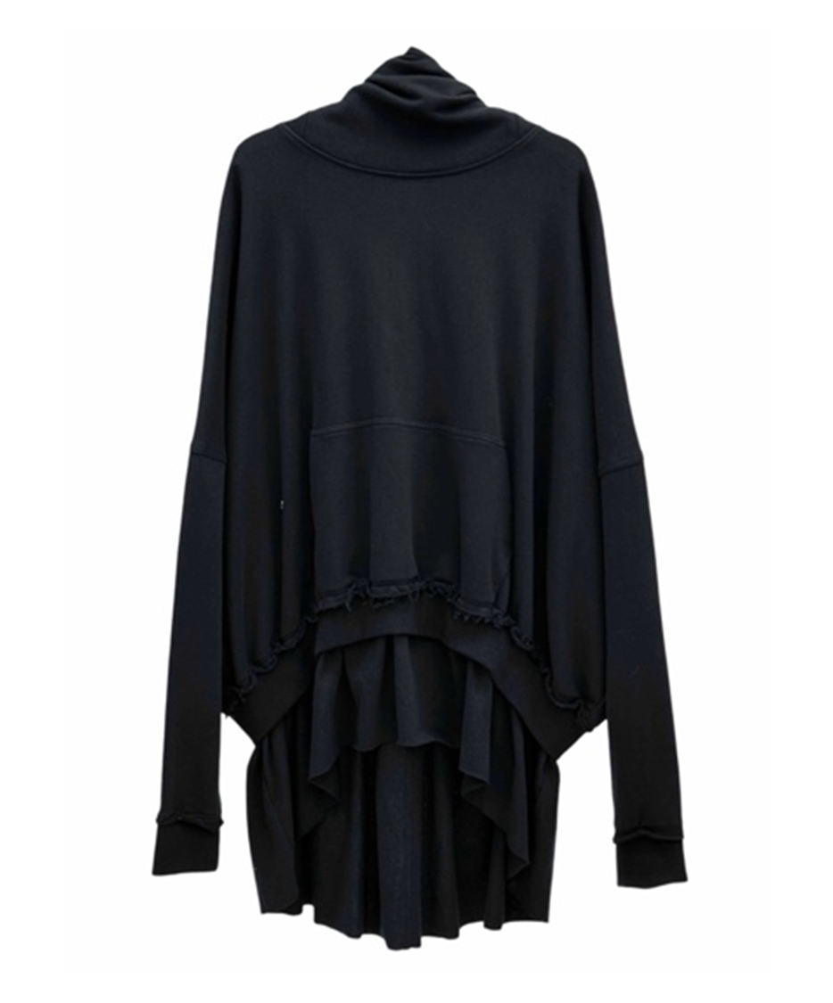 Layered Balaclava hoodie bk