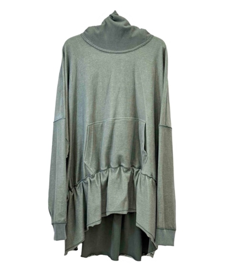 Reversible Layered Balaclava hoodie