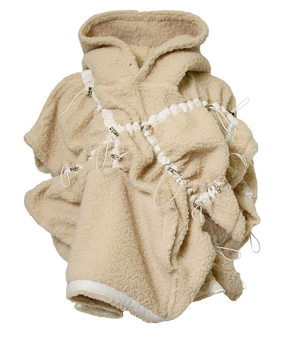 Banding sleevelees hoodie BG