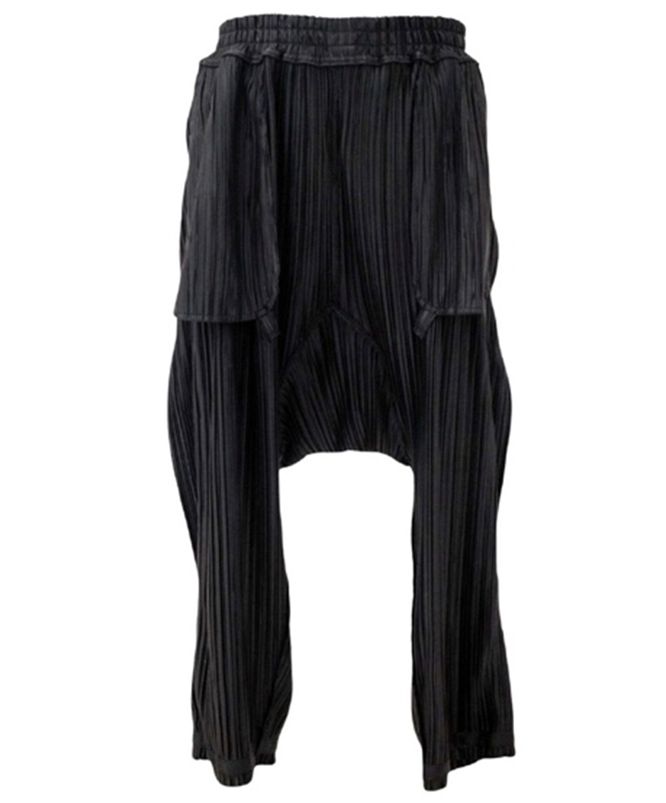 Pleats Inside Out Baggy Pant