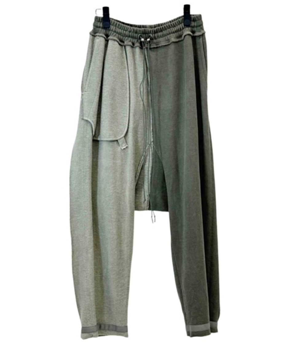 Asymmetrical Inside out baggy pant