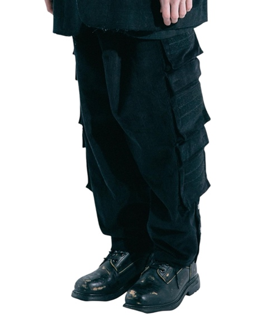 Side Multi Cargo Pocket Pants