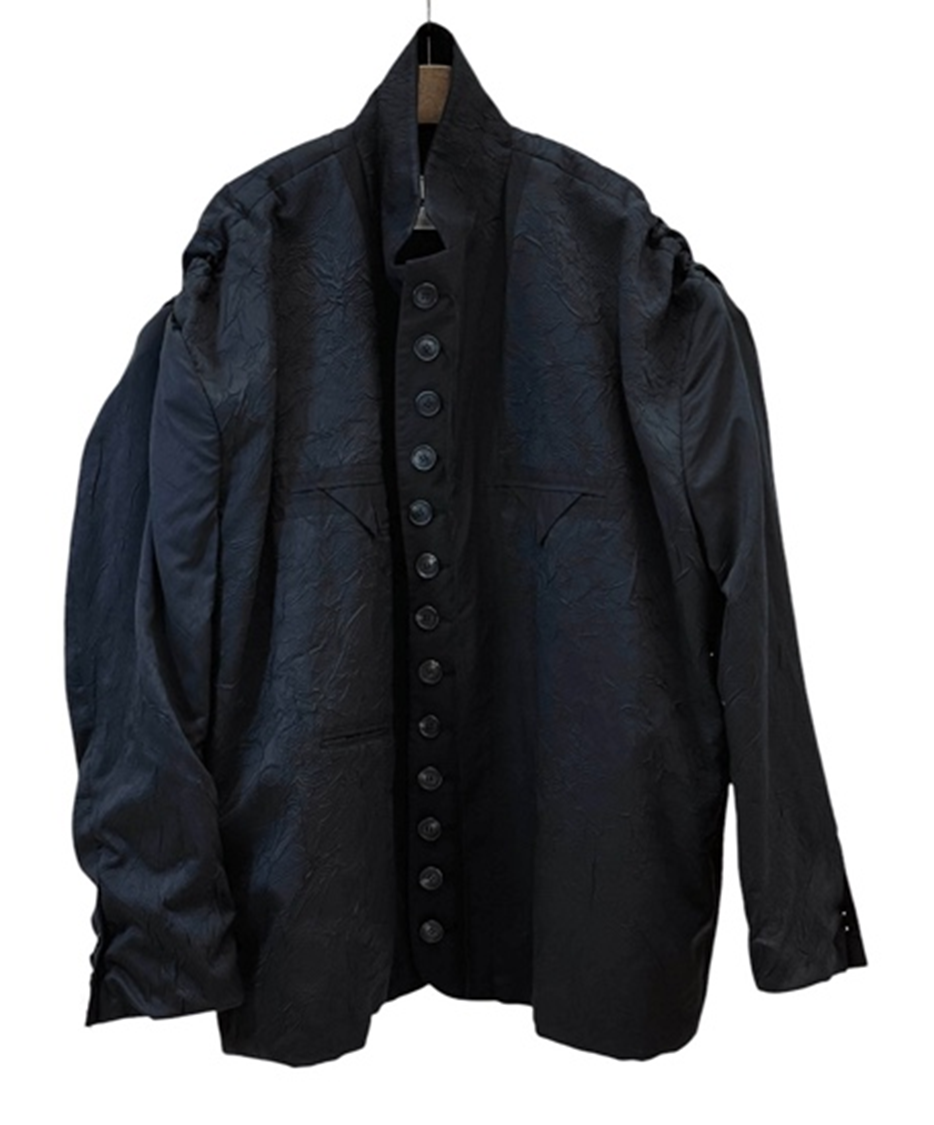 Inside out Pleats back string Jacket