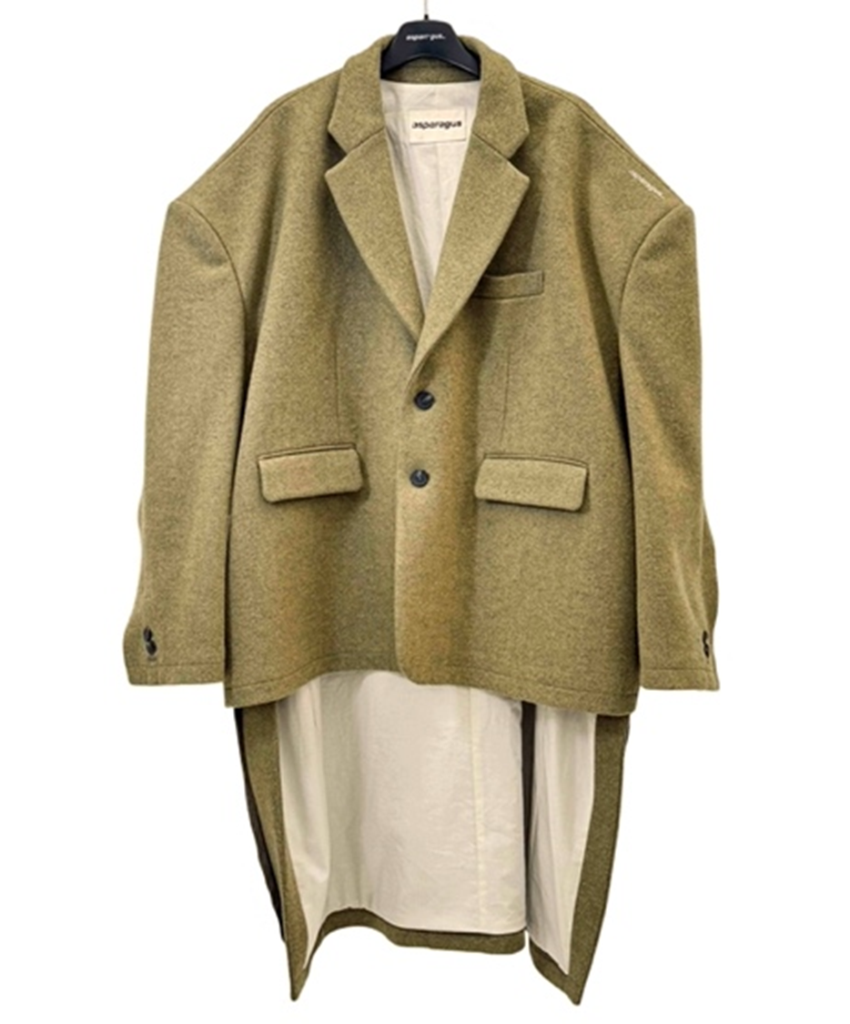 Asymmetrical ZIpper Coat